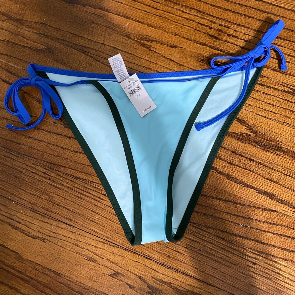 NWT Blue Aerie Bikini Bottoms (size S)